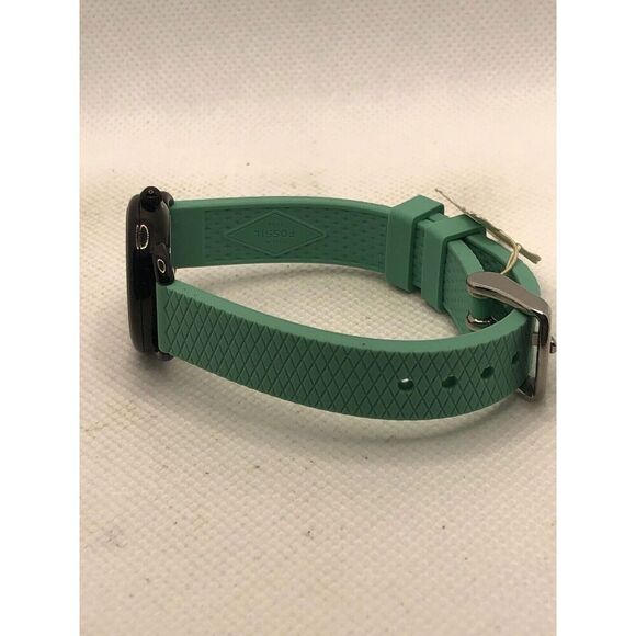 Fossil ES4489 Womens Silicone Analog Black Dial Quartz Genuine Wrist Watch KS335 - Picture 8 of 9